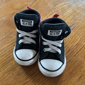 Converse Kids Black High-Top Sneakers